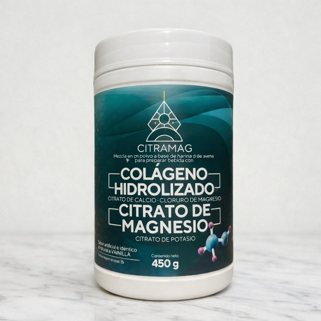 Citramag – Colágeno Hidrolixado+Citrato de Magnesio (450g)